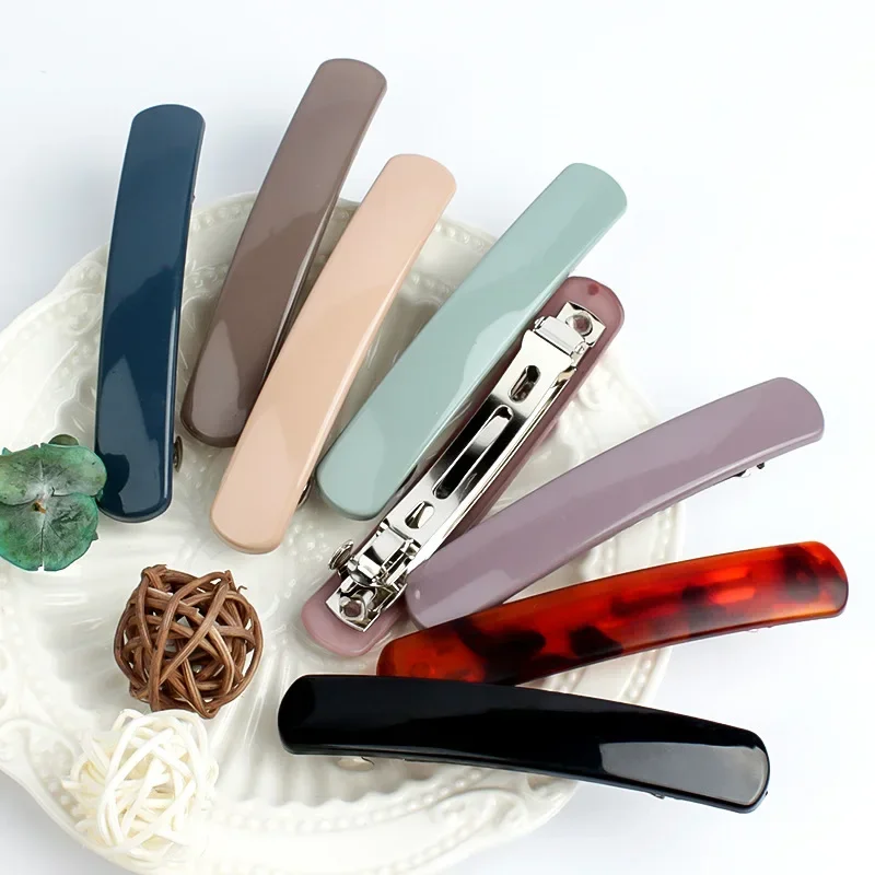 Hair Care Korean Products - 韓国ファッションつや消し後頭部ヘアクリップ頭飾り女性レディシンプルな大型ヘアクリップ春クリップヘアスタイリングヘアピン