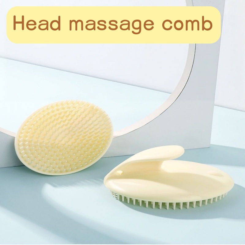頭皮マッサージシャンプーブラシ、乾湿両用、柔らかい毛のヘアウ - Hair Care Products のレビューと価格