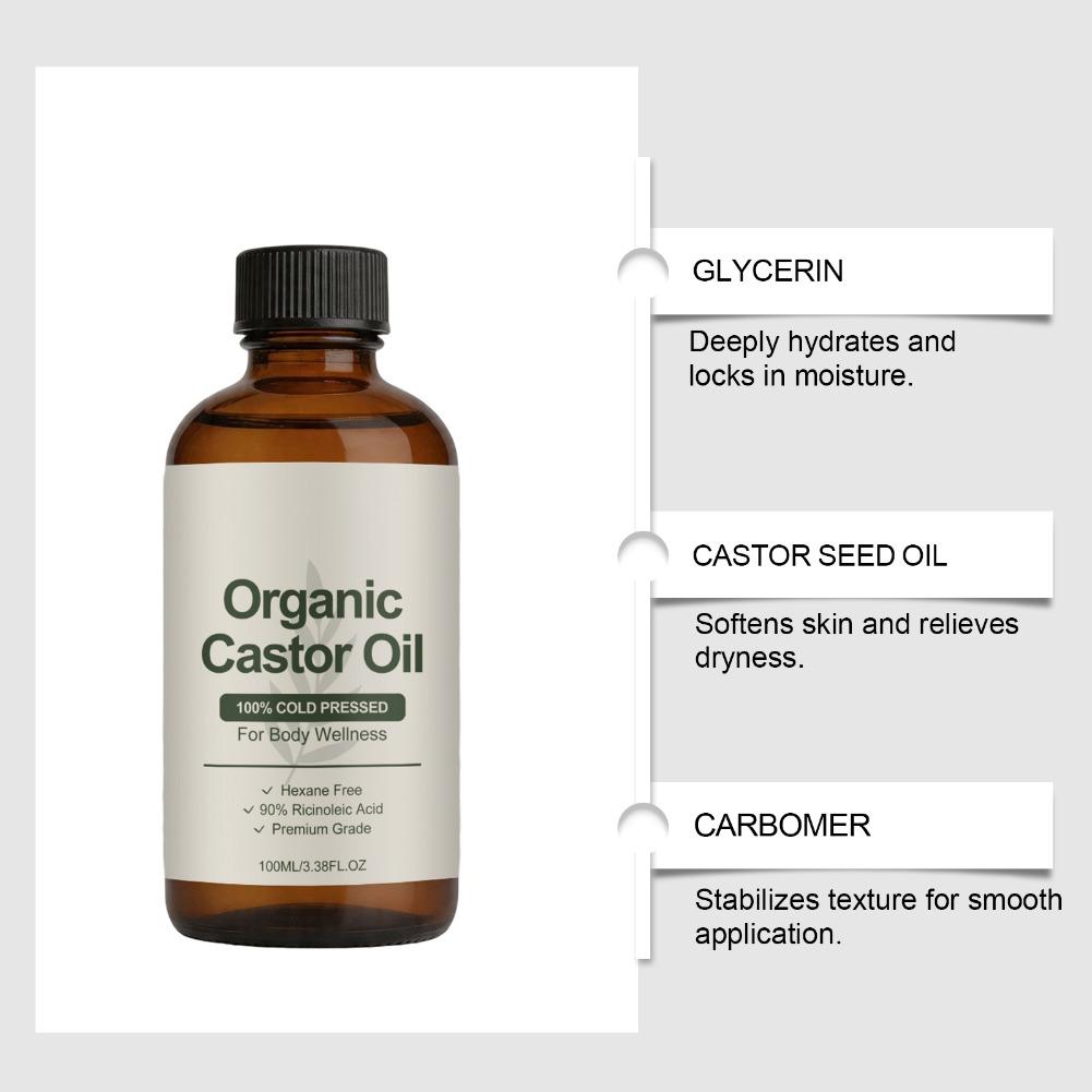 高級オーガニックキャスターオイル。保湿・栄養補給効果があり、 - Hair Care Organic のレビューと価格