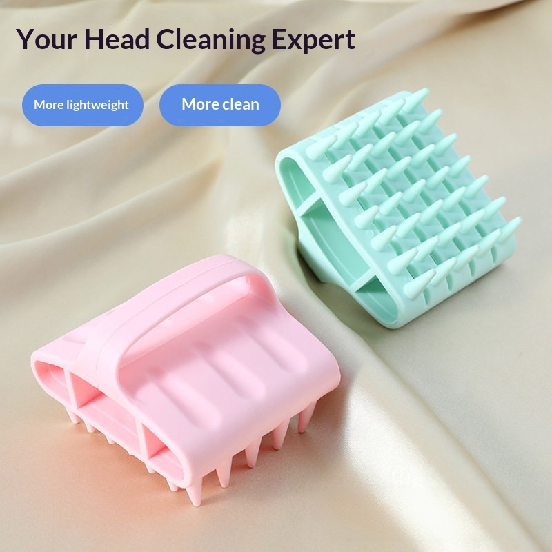 シリコン製頭皮マッサージシャンプーブラシ、柔らかいヘアウォッ - Hair Care Products のレビューと価格
