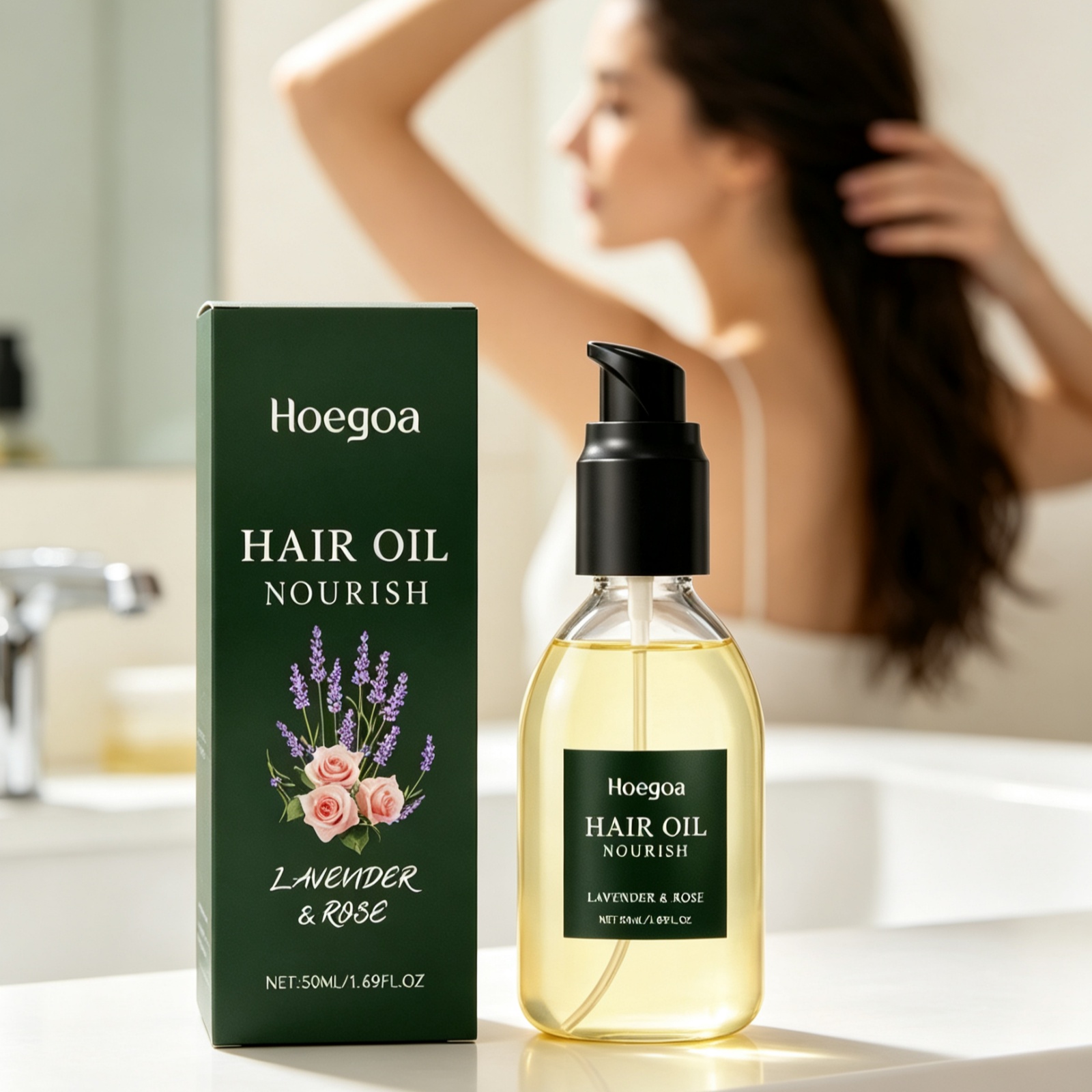  ホーゴア ラベンダーローズ ヘアケアオイル 深い栄養を与 - Hair Care Natural Ingredients のレビューと価格