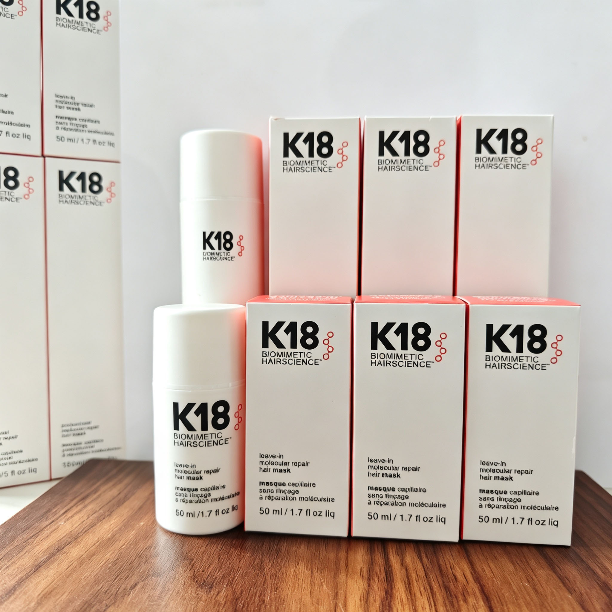 K18 リーブイン モレキュラーリペア ヘアマスク 3個入り - Hair Care K18 のレビューと価格