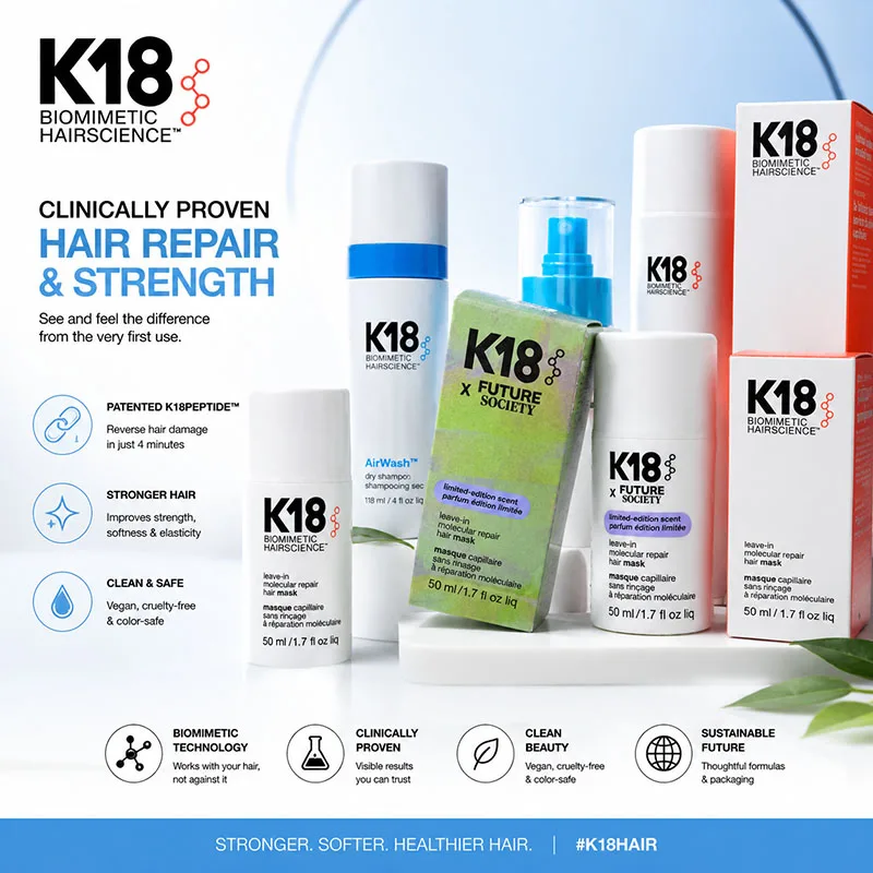 50ml、150ml。K18 リーブイン モレキュラーリペア - Hair Care K18 のレビューと価格